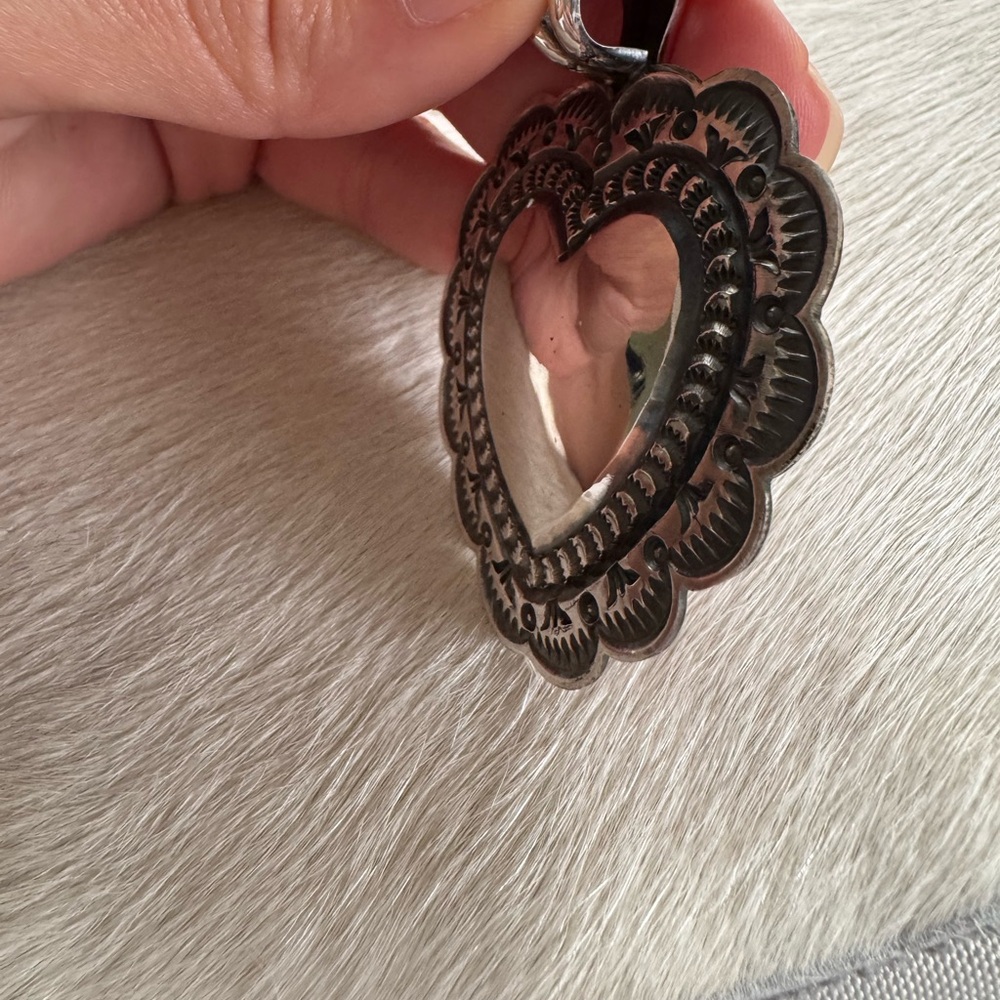 Sunshine Reeves Sterling Silver Heart Pendant - Picture 4 of 8
